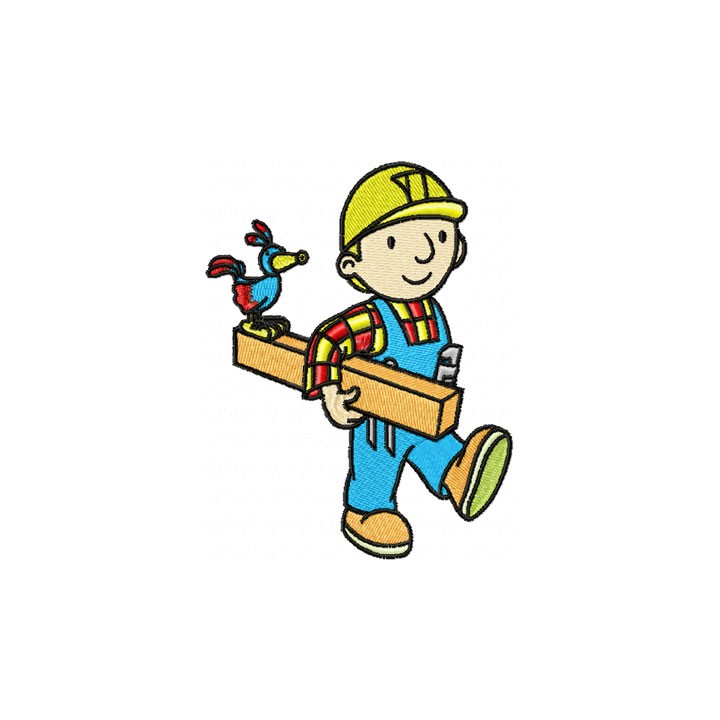 Bob the Builder 4  embroidery design - Embroidery Design