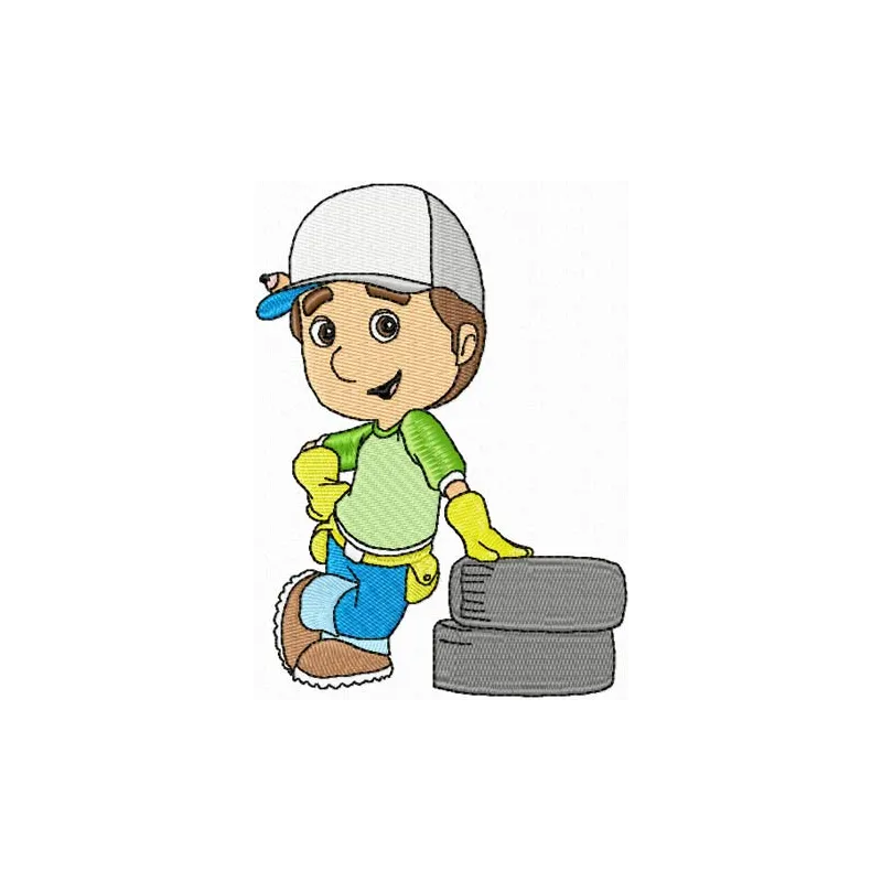 Handy Manny 5 embroidery design - Embroidery Design