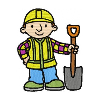 Bob the Builder embroidery design - Embroidery Design