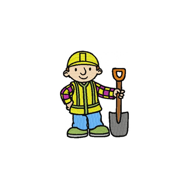 Bob the Builder embroidery design - Embroidery Design