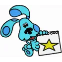 Blue's Clues Puppy Stitching Pattern for Kids Apparel