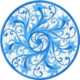 Winter fairy tale embroidery design - Embroidery Design