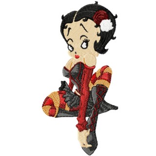 Betty Boop Sexy  embroidery design - Embroidery Design