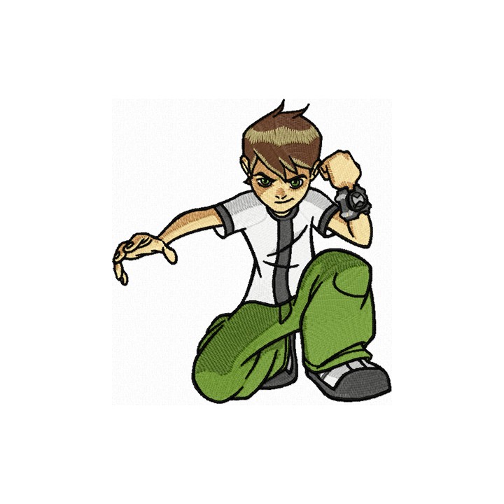 Ben 10 - I'm ready!  embroidery design - Embroidery Design