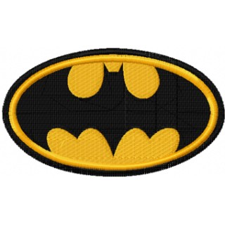 Batman logo embroidery design - Embroidery Design