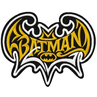 Batman modern logo embroidery design - Embroidery Design