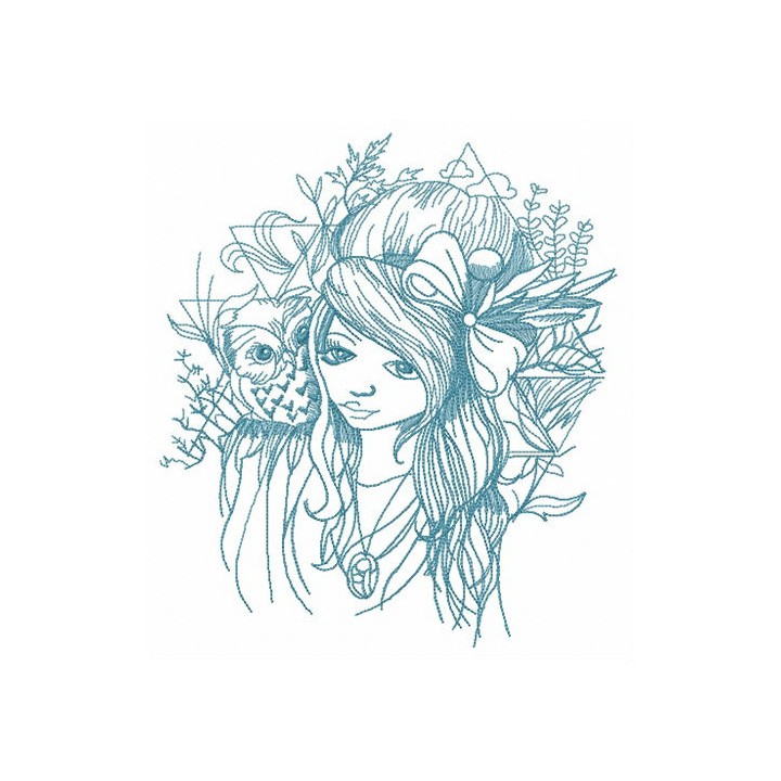 Missing you embroidery design - Embroidery Design