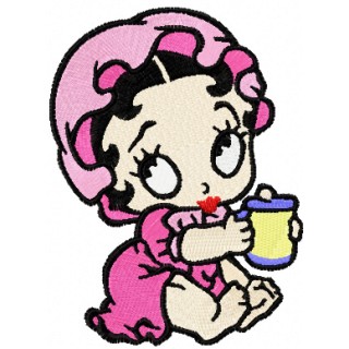 Betty Boop baby embroidery design - Embroidery Design