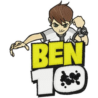 Ben 10 - Power on! embroidery design - Embroidery Design