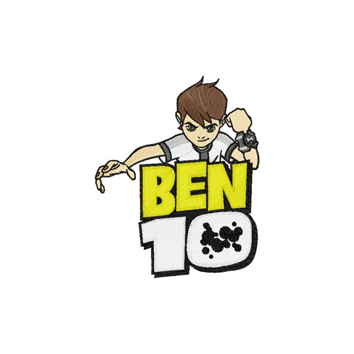 Ben 10 - Power on! embroidery design - Embroidery Design