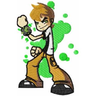 Ben 10 attack  embroidery design - Embroidery Design