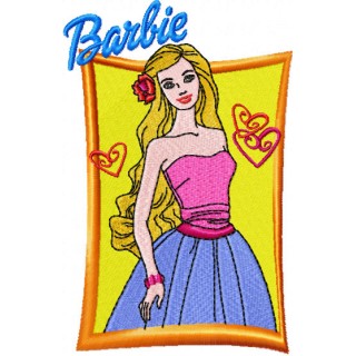 Barbie 1  embroidery design - Embroidery Design