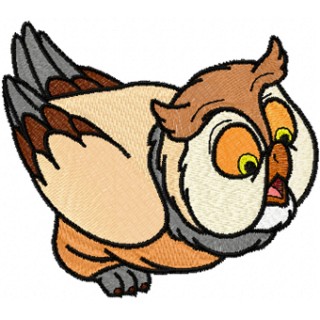 Friend Owl embroidery design - Embroidery Design