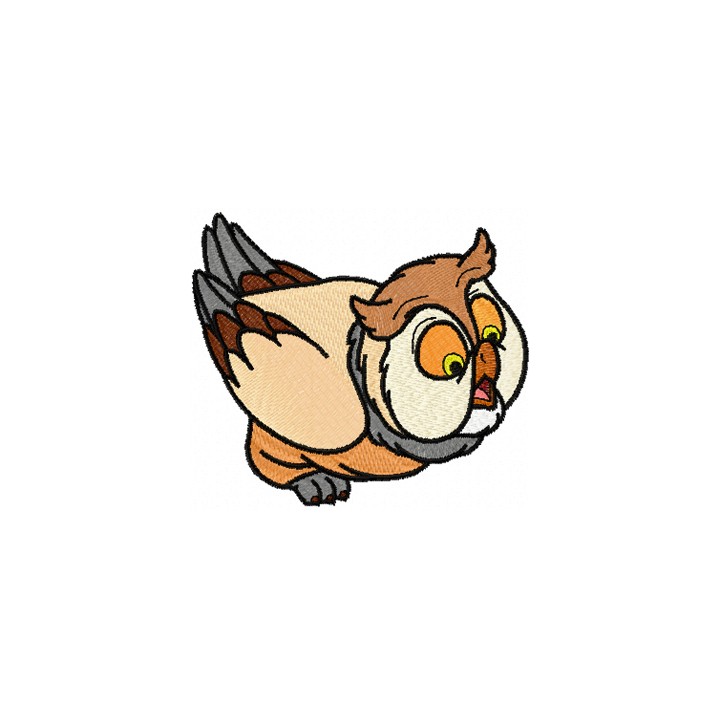 Friend Owl embroidery design - Embroidery Design