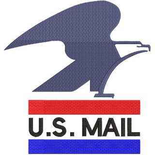 US mail old logo embroidery design - Embroidery Design