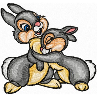 Bambi I love you!  embroidery design - Embroidery Design