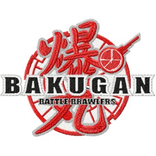 Bakugan logo embroidery design - Embroidery Design