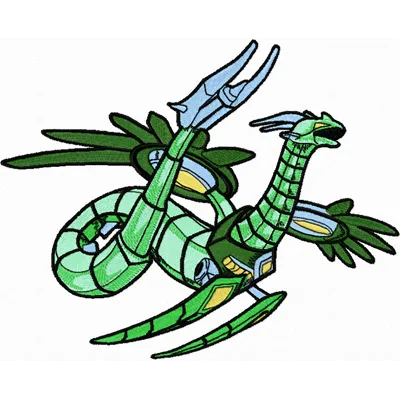 Bakugan Altair Embroidery Design - Battle Creature Motif