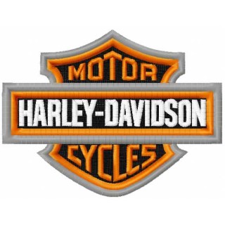 Harley Davidson classic logo embroidery design - Embroidery Design
