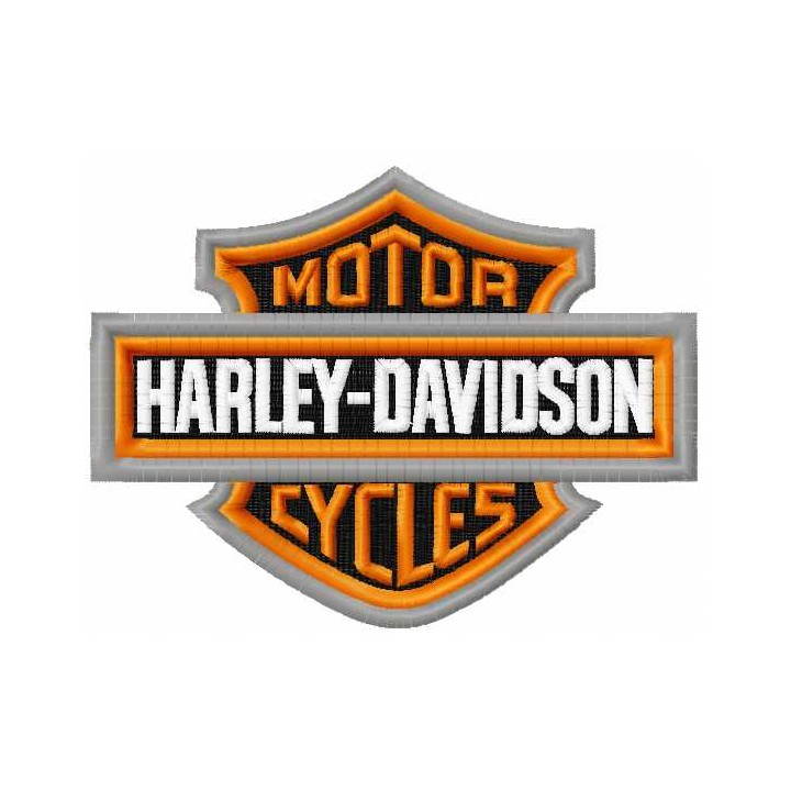 Harley Davidson classic logo embroidery design - Embroidery Design