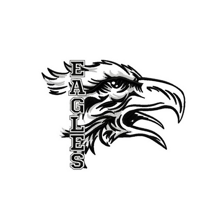 Eagles 2 embroidery design - Embroidery Design