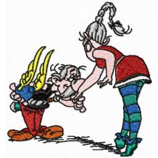 Gallant Asterix embroidery design - Embroidery Design