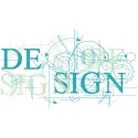 De sign de sign embroidery design featuring elegant script and intricate floral elements on a soft fabric background.