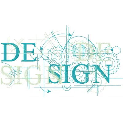 De sign de sign embroidery design featuring elegant script and intricate floral elements on a soft fabric background.