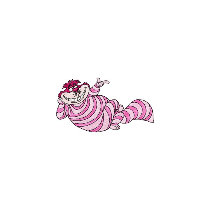 Cheshire Cat 5 embroidery design - Embroidery Design