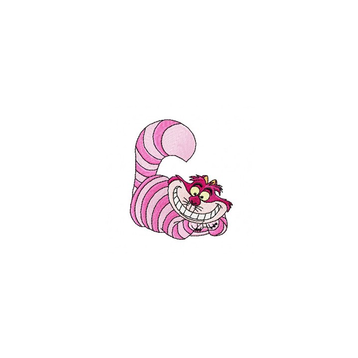 Cheshire Cat from Alice in Wonderland  embroidery design - Embroidery Design