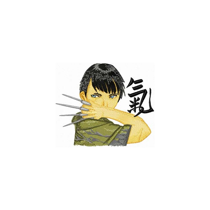 Anime 2 embroidery design - Embroidery Design