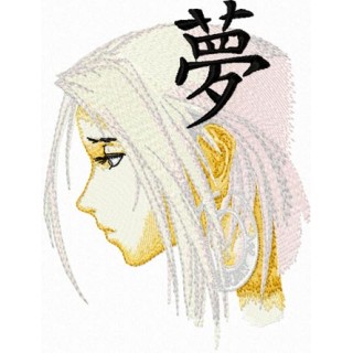 Anime embroidery design - Embroidery Design