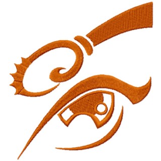 Paint the eyes embroidery design - Embroidery Design