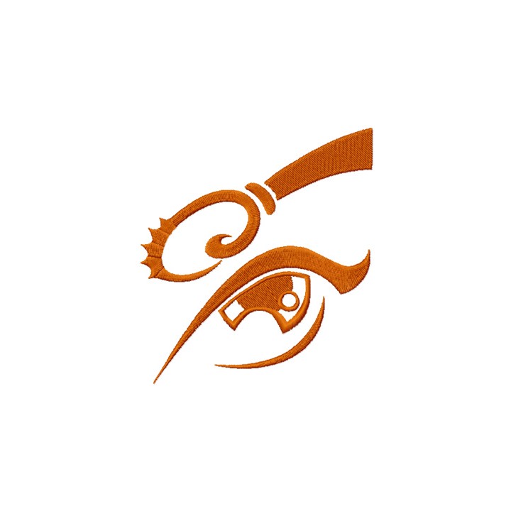 Paint the eyes embroidery design - Embroidery Design