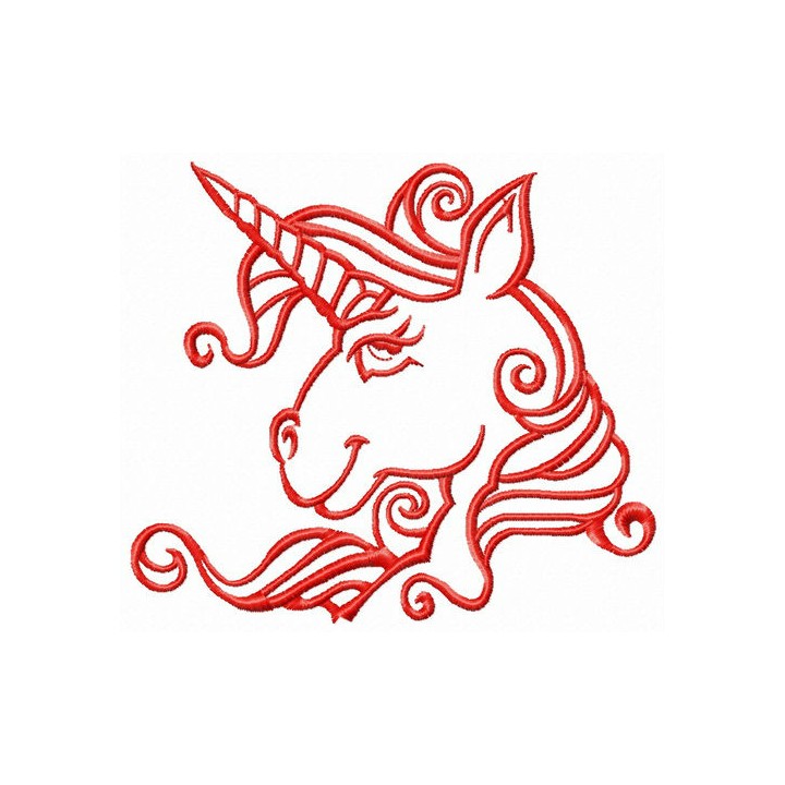 Respectable unicorn embroidery design - Embroidery Design