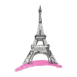 Paris Happy dreams 2 embroidery design - Embroidery Design
