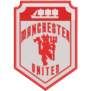 Manchester United F.C. Devil Crest embroidery design - Embroidery Design