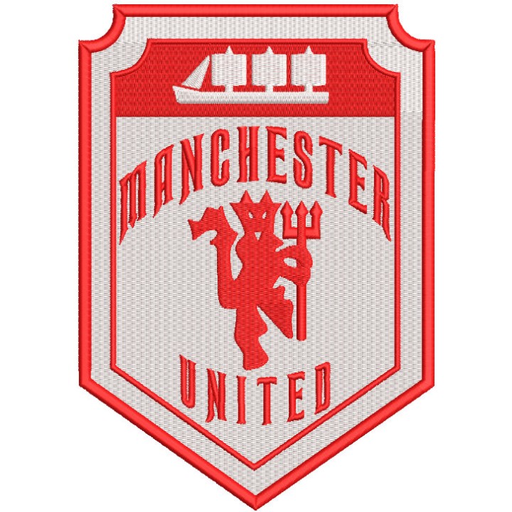 Manchester United F.C. Devil Crest embroidery design - Embroidery Design