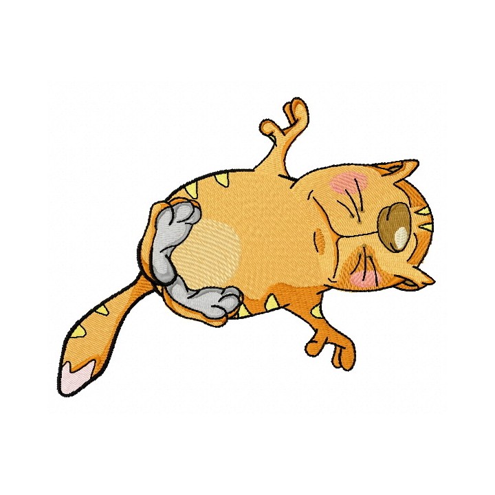 Cat's relax 3 embroidery design - Embroidery Design