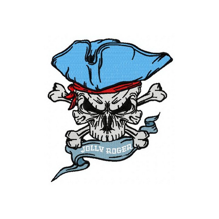 Jolly Roger 4 embroidery design - Embroidery Design