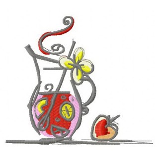 Spain Sangria 4 embroidery design - Embroidery Design