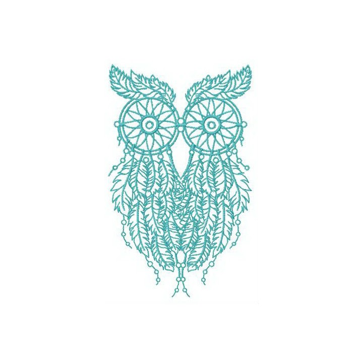 Wise dreamcatcher embroidery design - Embroidery Design