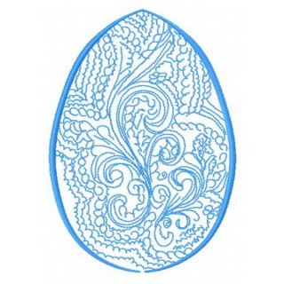 Easter egg 4 embroidery design - Embroidery Design