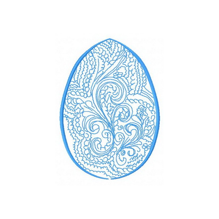 Easter egg 4 embroidery design - Embroidery Design