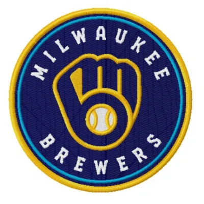 Milwaukee Brewers 2020 Logo Stitching Pattern