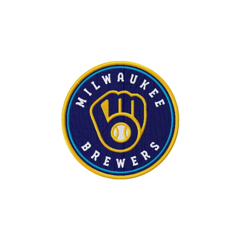 Milwaukee Brewers 2020 Logo Stitching Pattern