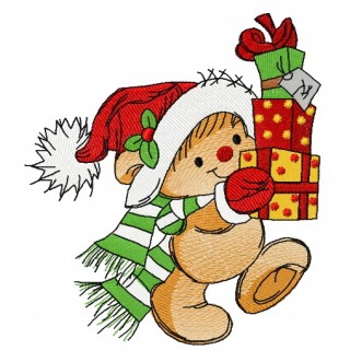 Christmas presents for you 4 embroidery design - Embroidery Design
