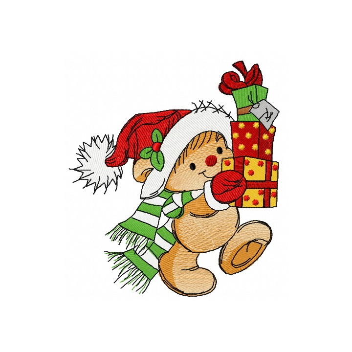Christmas presents for you 4 embroidery design - Embroidery Design