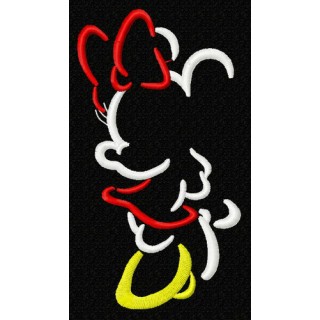 Dancing at night embroidery design - Embroidery Design