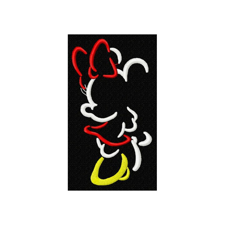 Dancing at night embroidery design - Embroidery Design